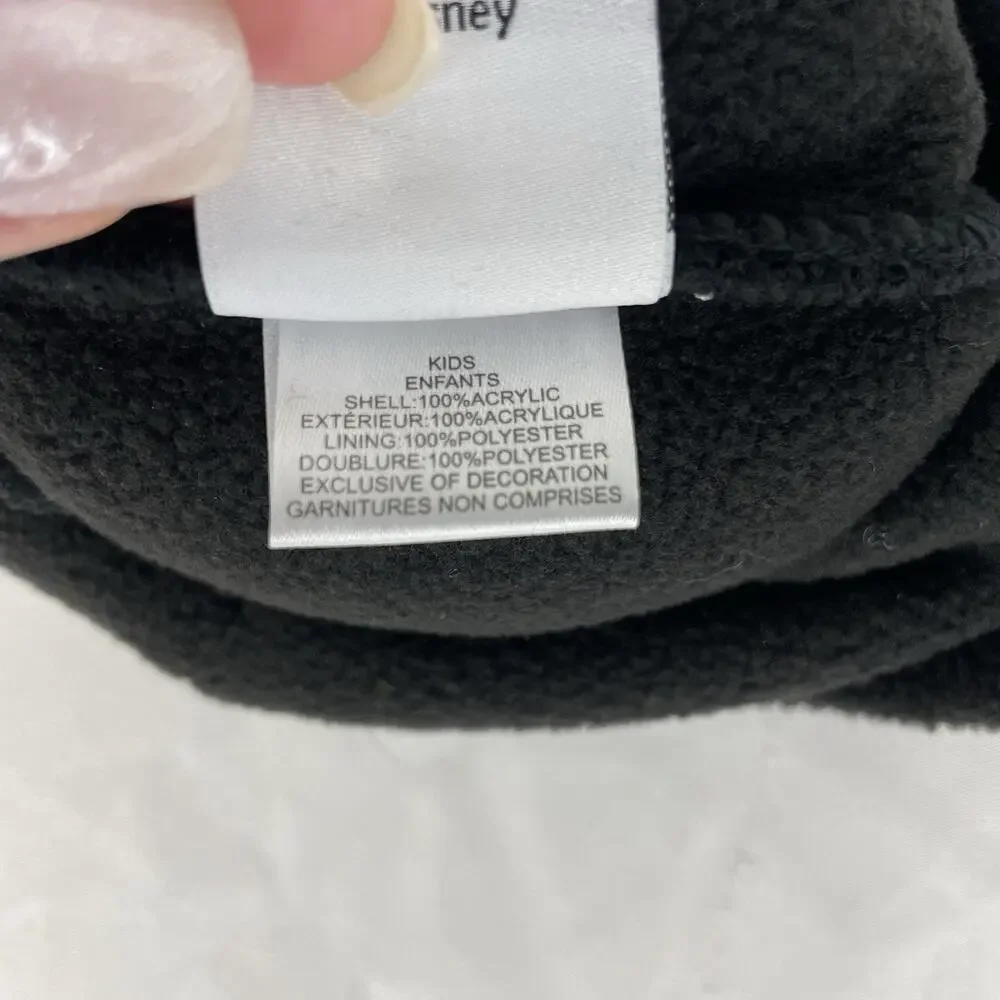 Disney Minnie Mouse Winter Knit Cap Beanie with 3D Ears and Bow Kids Women's